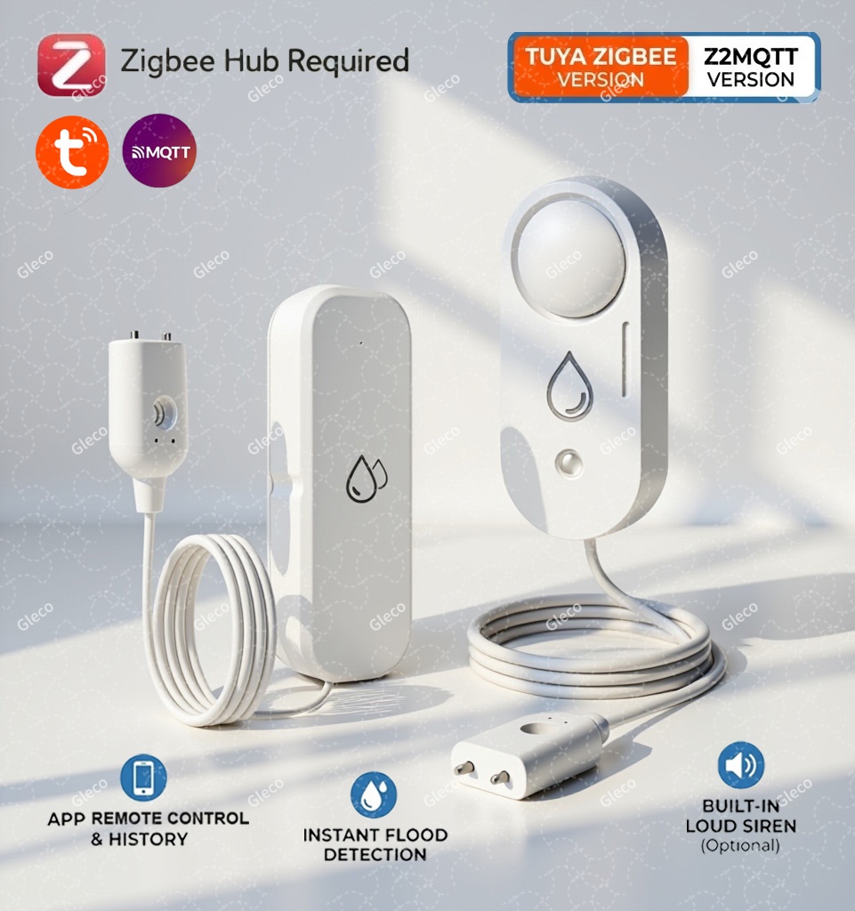 Zigbee Water Leak Sensor Flood - Fire Safe Document 评论和价格