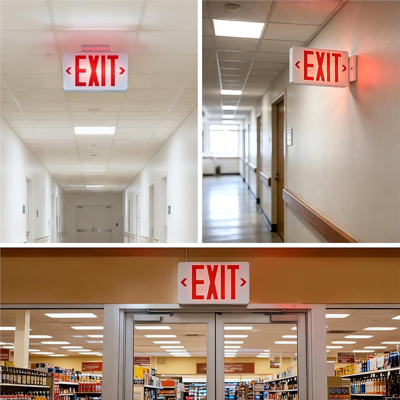 ABKQ-UL Listed LED Exit Light  - Emergency Exit Sign 评论和价格