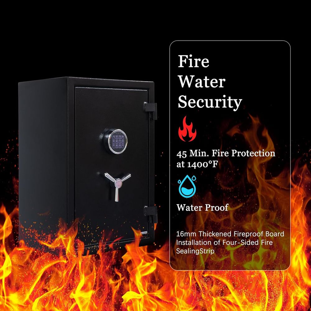 Large Handgun Safe with Digita - Fire Safe Document 评论和价格