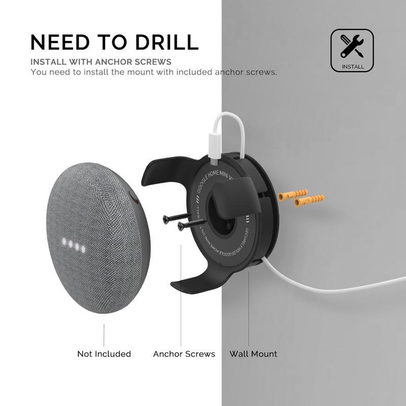 Outlet Wall Mount Holder for G - Google Speaker Nest Mini 评论和价格
