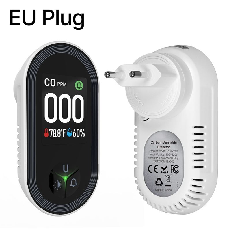 Built-In CO Monitor Alarm Soun - Co Detector Plug 评论和价格
