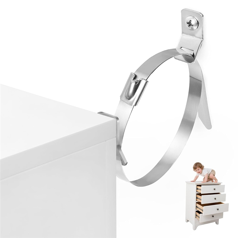 A04G-For Bookshelf Cabinet Ear - Earthquake Anchor Strap 评论和价格