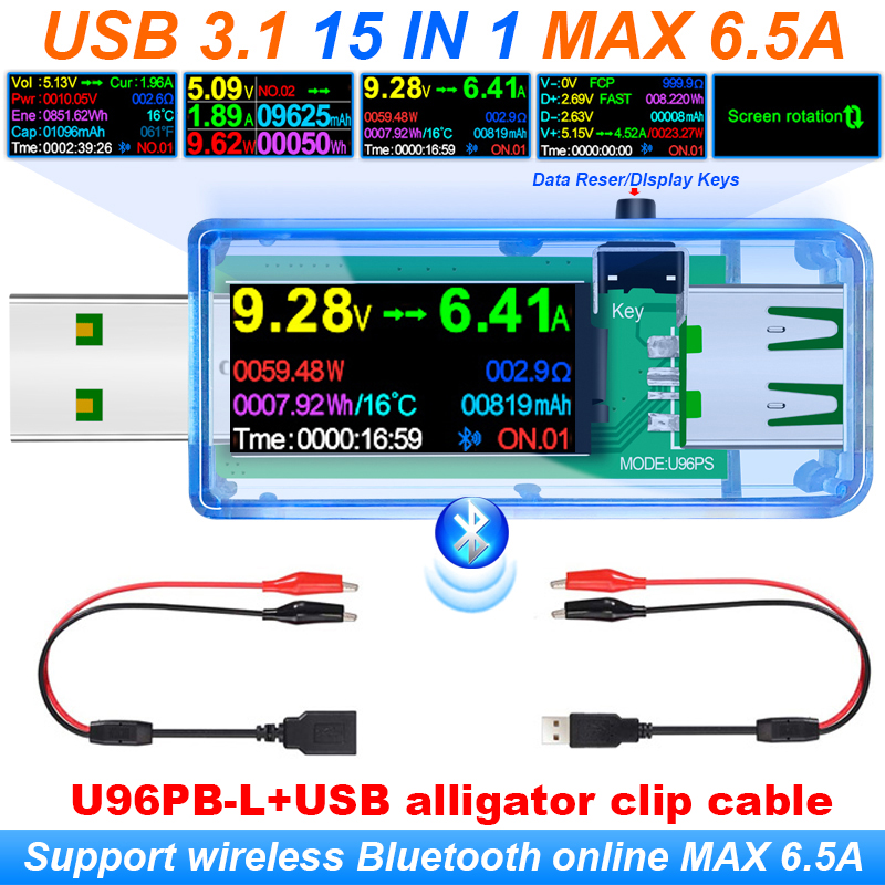 15 IN 1 USB 3.1 Tester DC Digi - Co Detector Plug 评论和价格