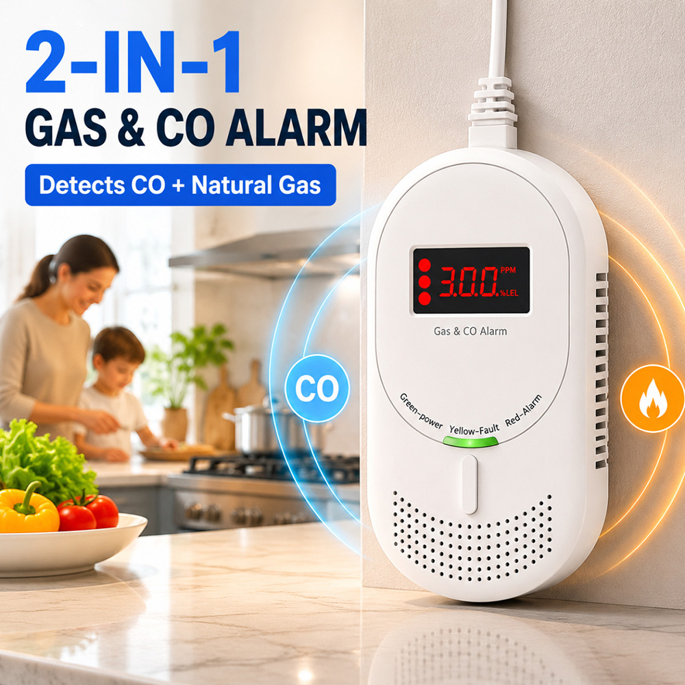 CCEsafety Zigbee Tuya Gas CO D - Co Detector Plug 评论和价格