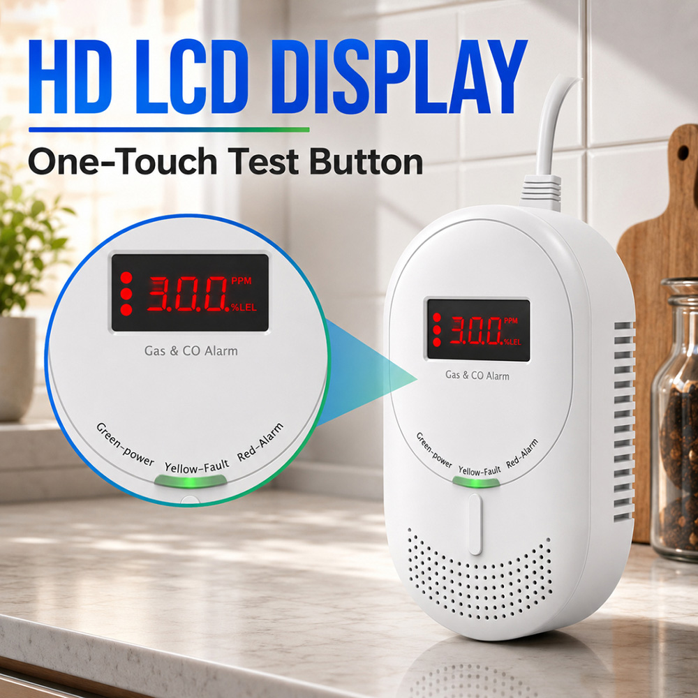 CCEsafety Zigbee Tuya Gas CO D - Co Detector Plug 评论和价格