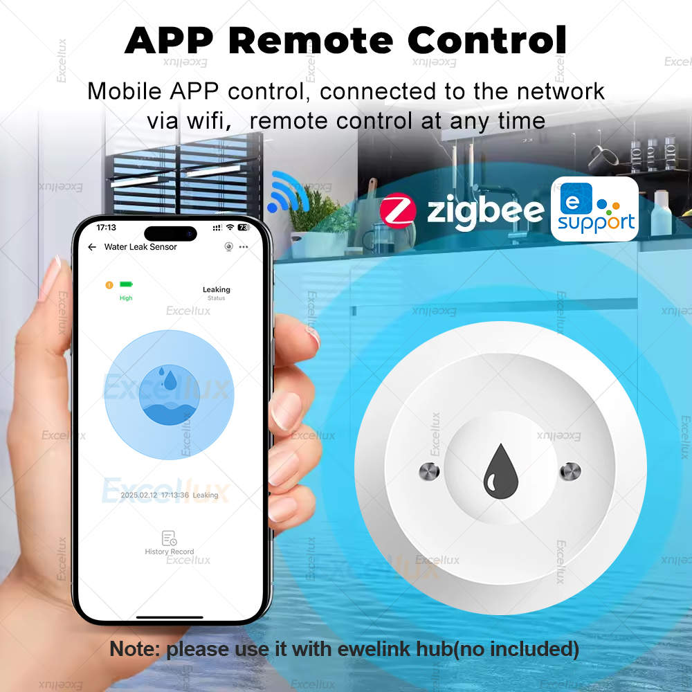 Ewelink Zigbee 3.0 Water Senso - Water Alarm Sensor 评论和价格