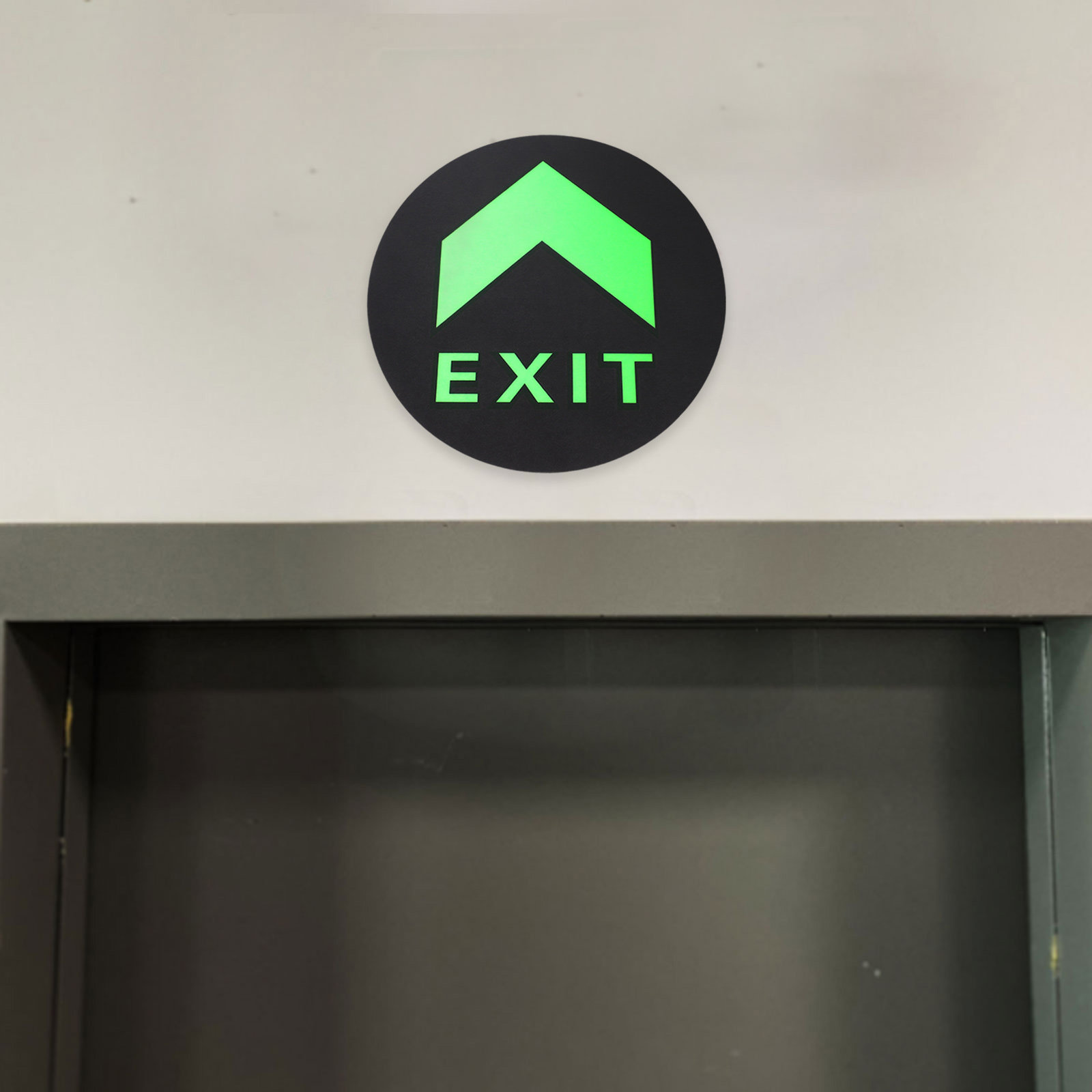 5Pcs Night Luminous Exit Sign  - Emergency Exit Sign 评论和价格