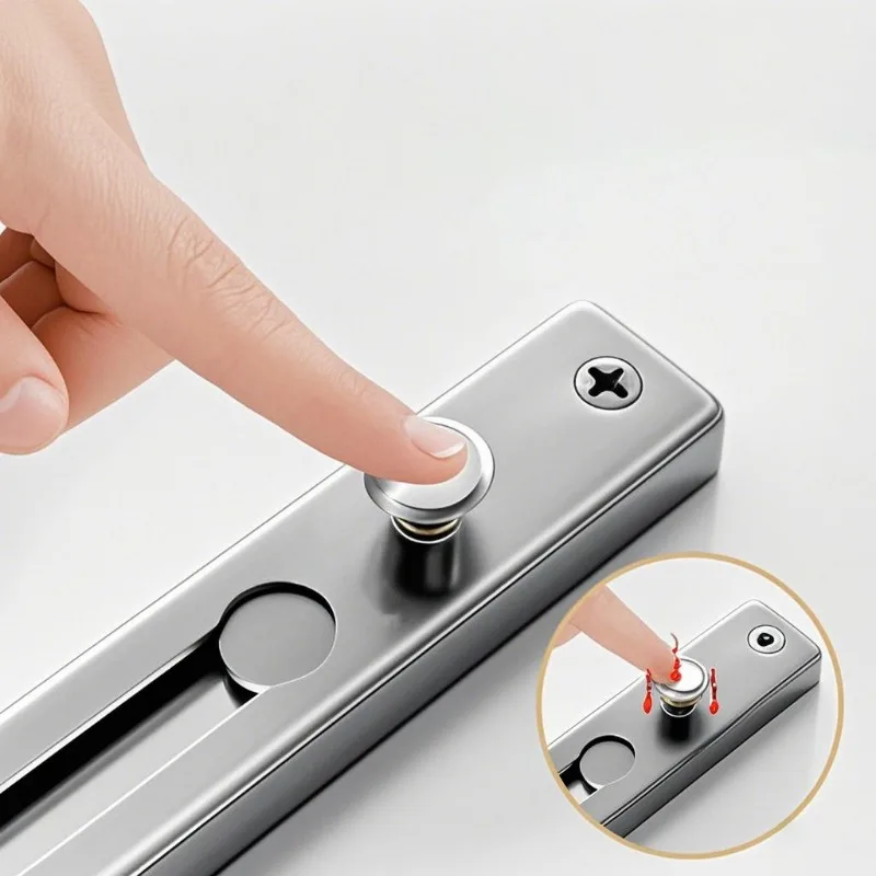 No Drill Stainless Steel Secur - Security Chain Door 评论和价格