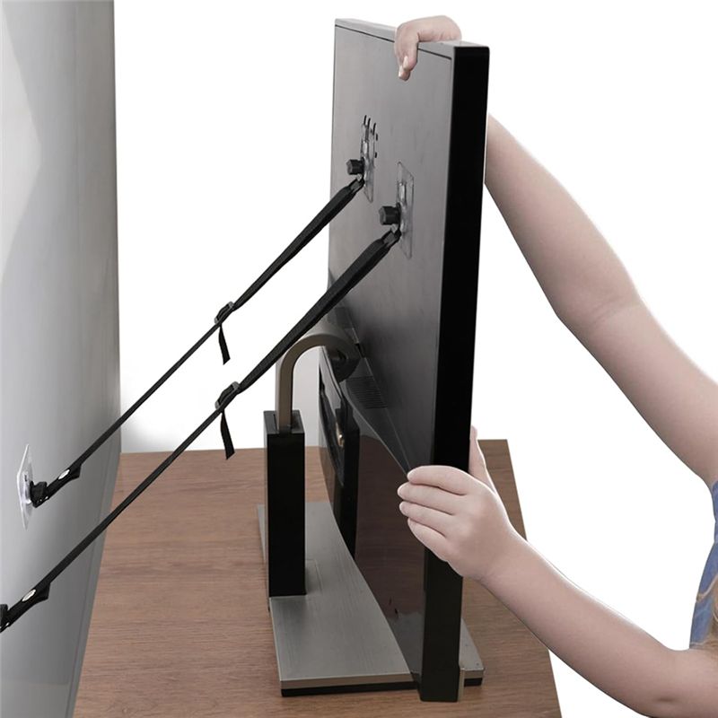 T23C No Drill Adhesive TV Safe - Earthquake Anchor Strap 评论和价格