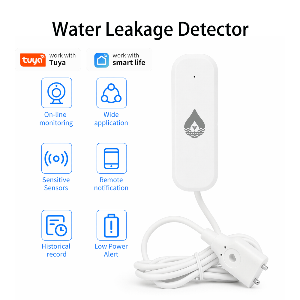 YFK WiFi/Zigbee Water Leakage  - Water Alarm Sensor 评论和价格