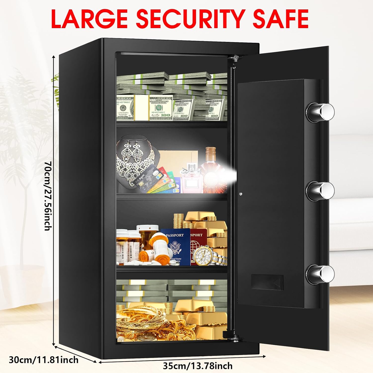 Fire Proof Safe for Home Docum - Fire Safe Document 评论和价格