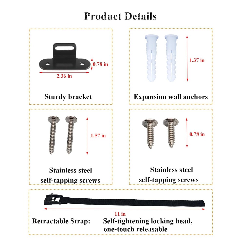 Easy Install Earthquake Proof  - Earthquake Anchor Strap 评论和价格
