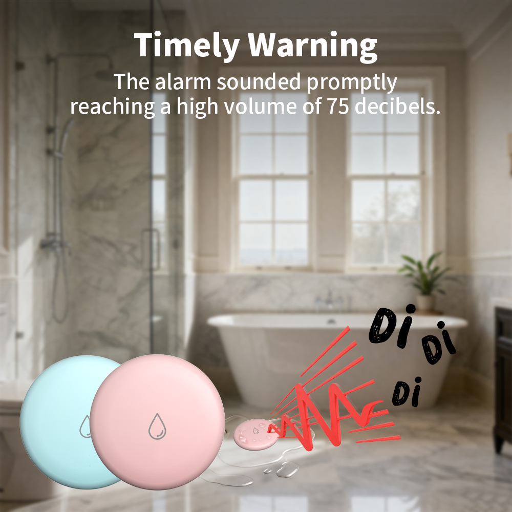 Zigbee Leakage Sensor LED Imme - Water Alarm Sensor 评论和价格
