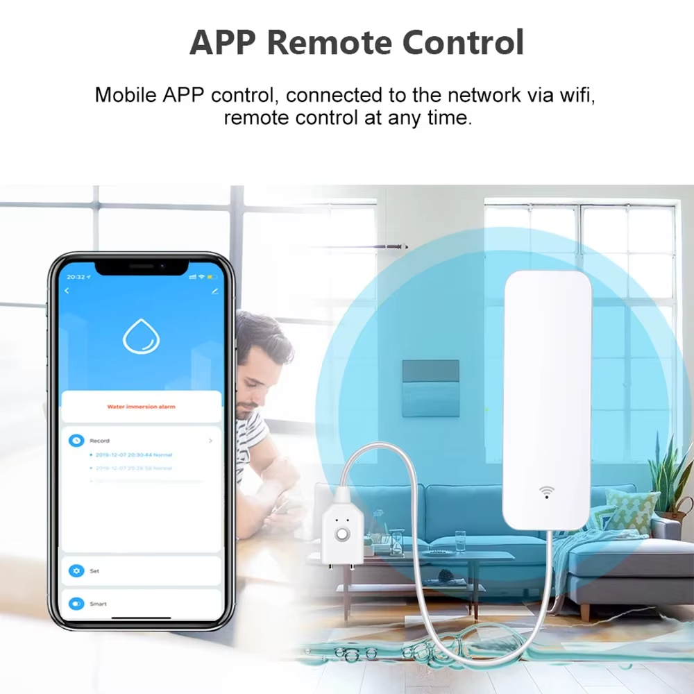 ZigBee WiFi Water Leak Sensor  - Water Alarm Sensor 评论和价格