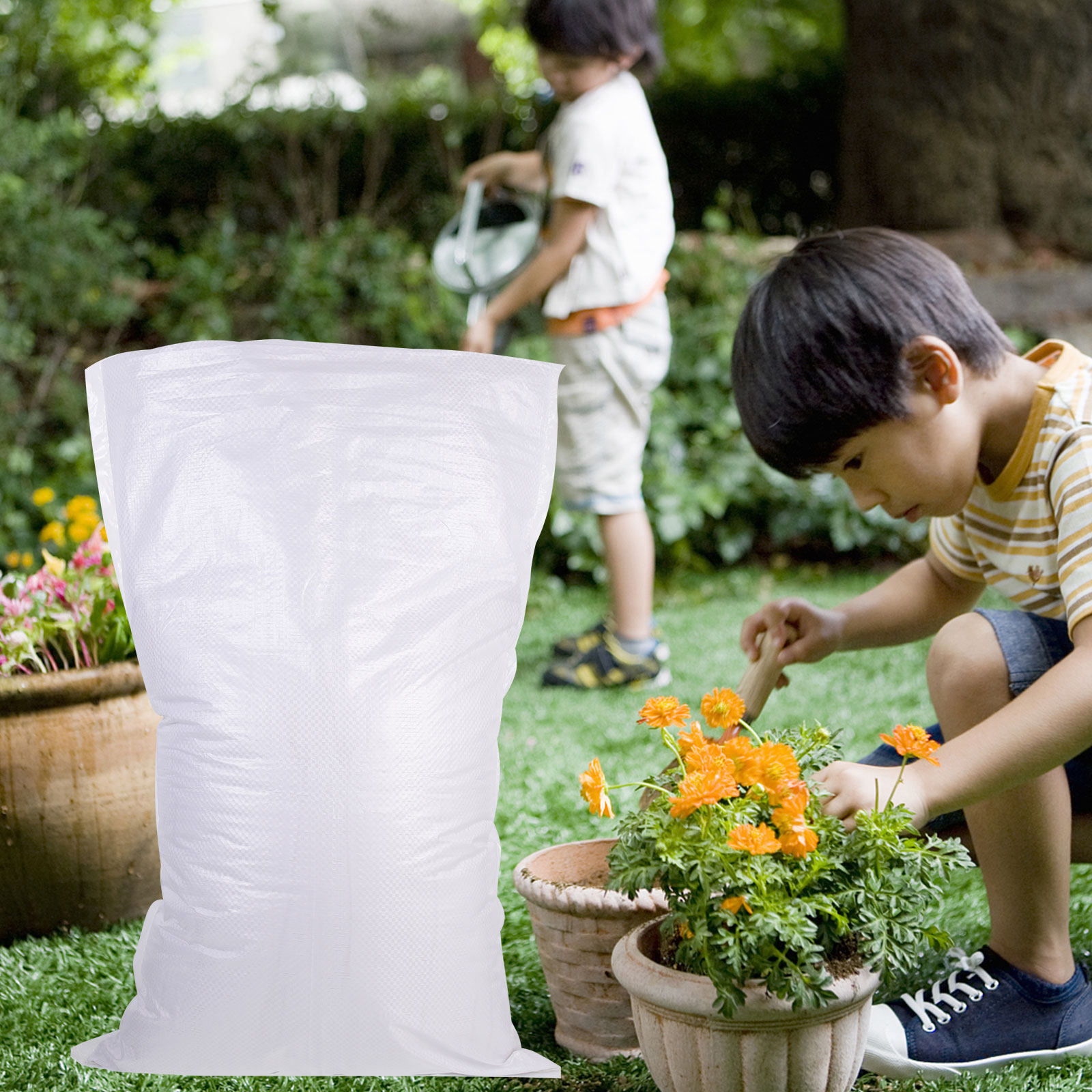 16Pcs Waterproof Woven Sandbag - Flood Barrier Bag 评论和价格