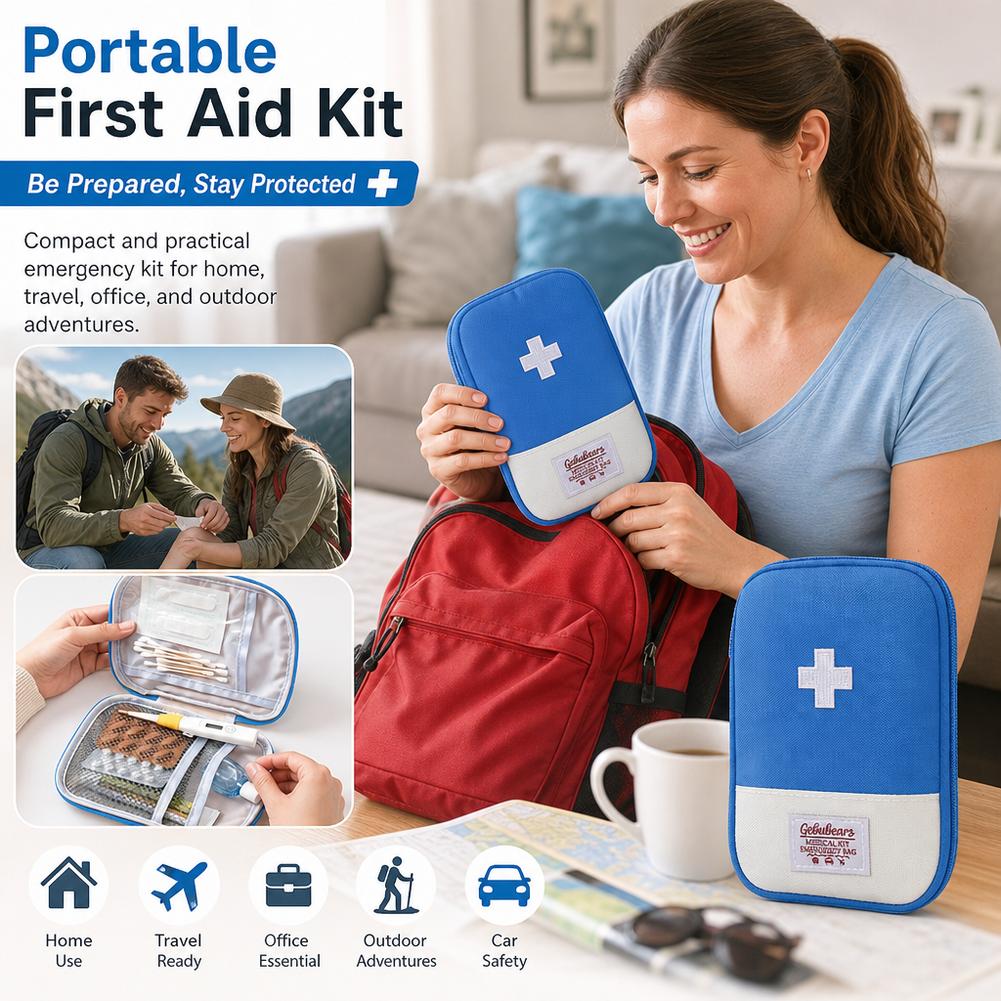 Large Capacity Portable First  - First Aid Bag Kit 评论和价格