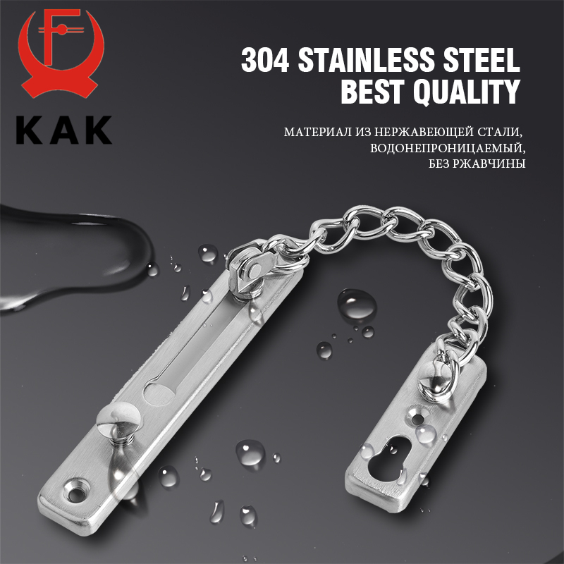 KAK 304 Stainless Steel Securi - Security Chain Door 评论和价格