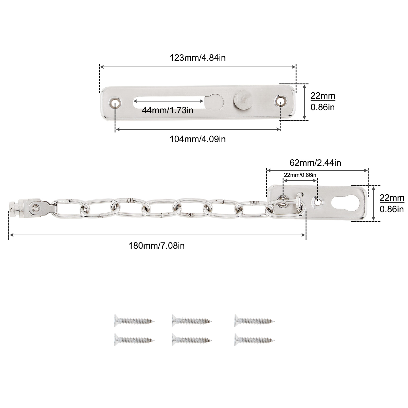 Solid Security Door Sliding Ch - Security Chain Door 评论和价格