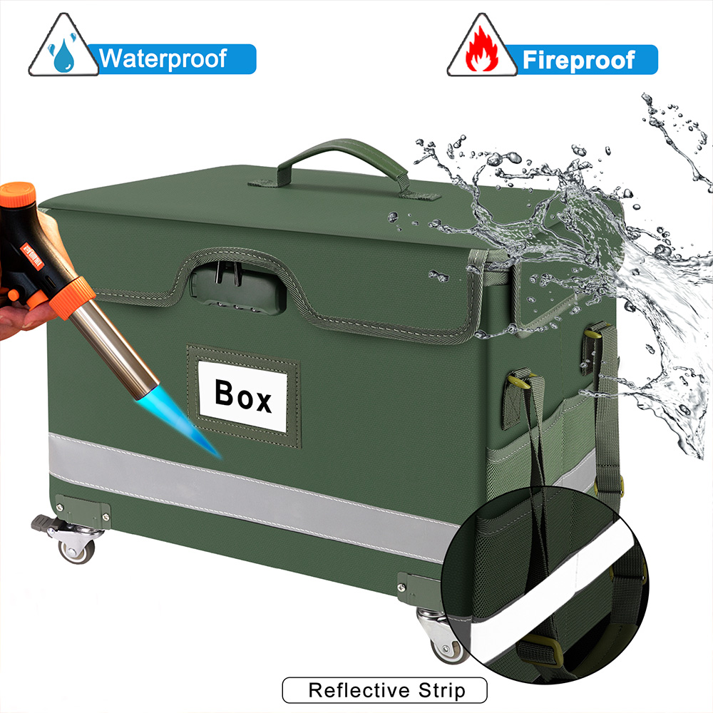 Fireproof Storage Box Safe Doc - Fire Safe Document 评论和价格