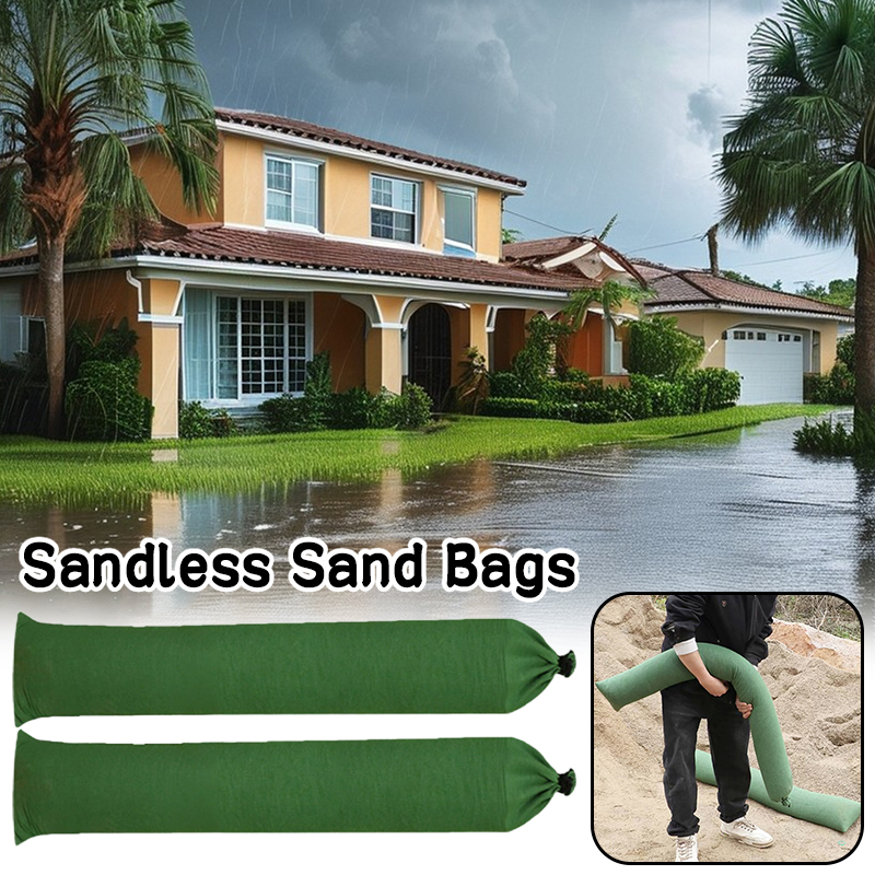 2 Pcs Sandless Sand Bags Anti  - Flood Barrier Bag 评论和价格