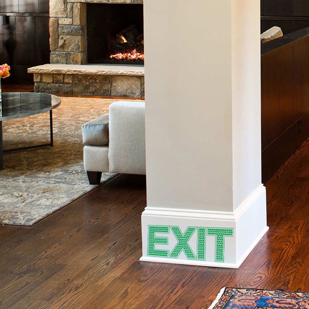 Emergency Exit Wall Sticker Lu - Emergency Exit Sign 评论和价格
