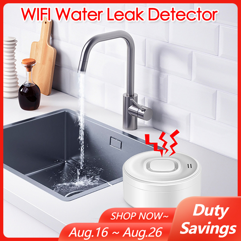 Smart WIFI Water Leak Detector - Water Alarm Sensor 评论和价格