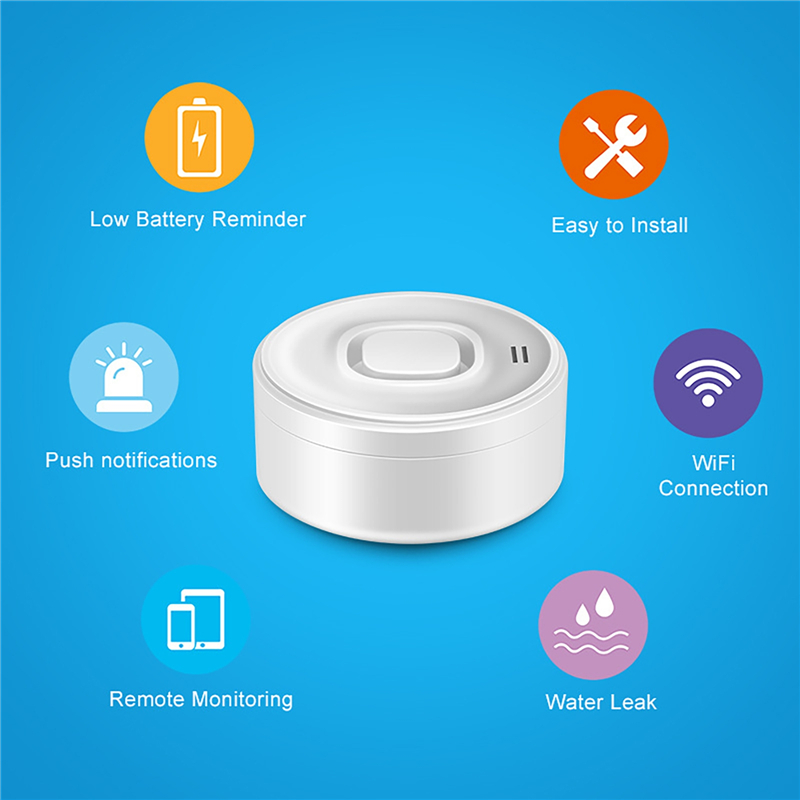 Smart WIFI Water Leak Detector - Water Alarm Sensor 评论和价格