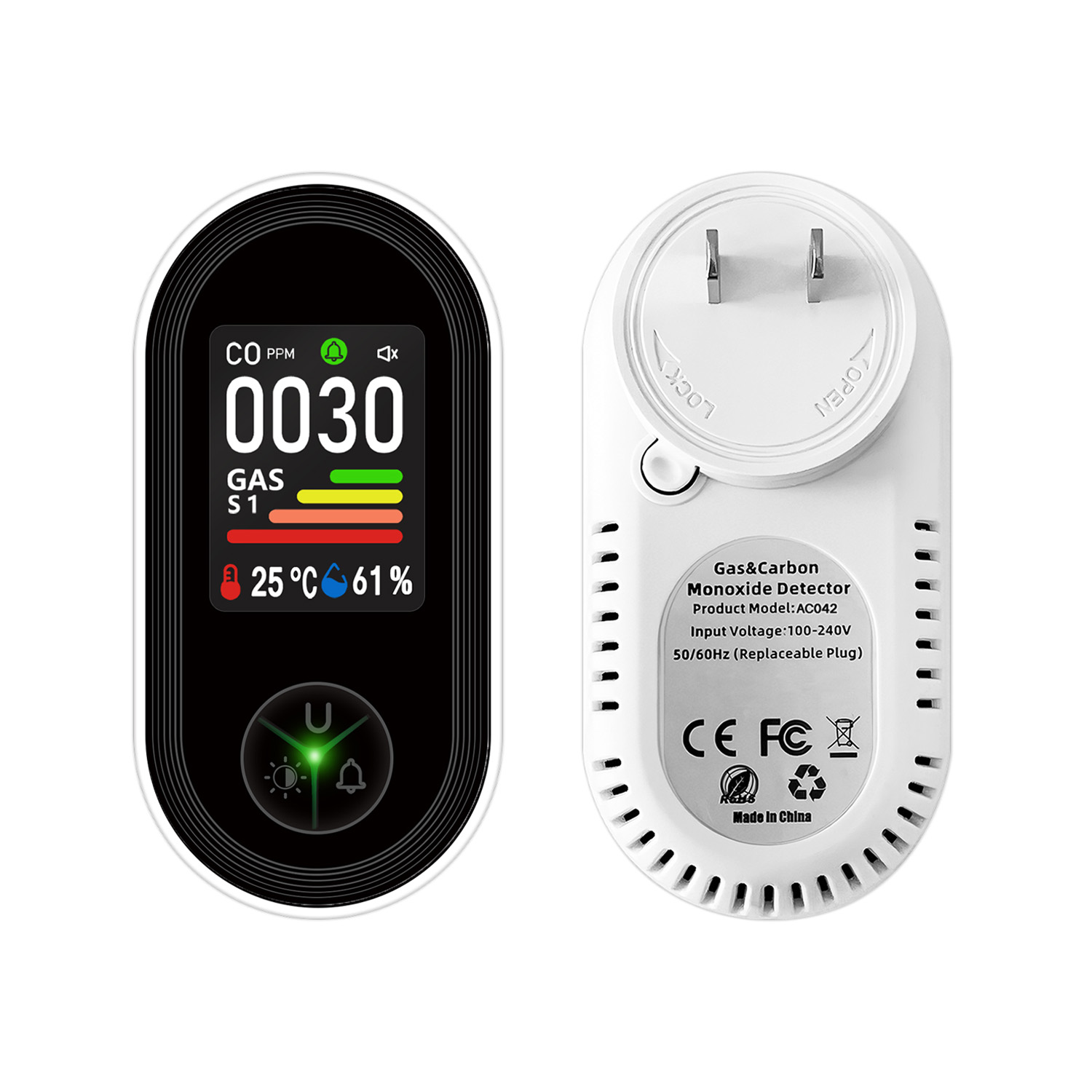 OEM Plug in 4-in-1 Co Detector - Co Detector Plug 评论和价格