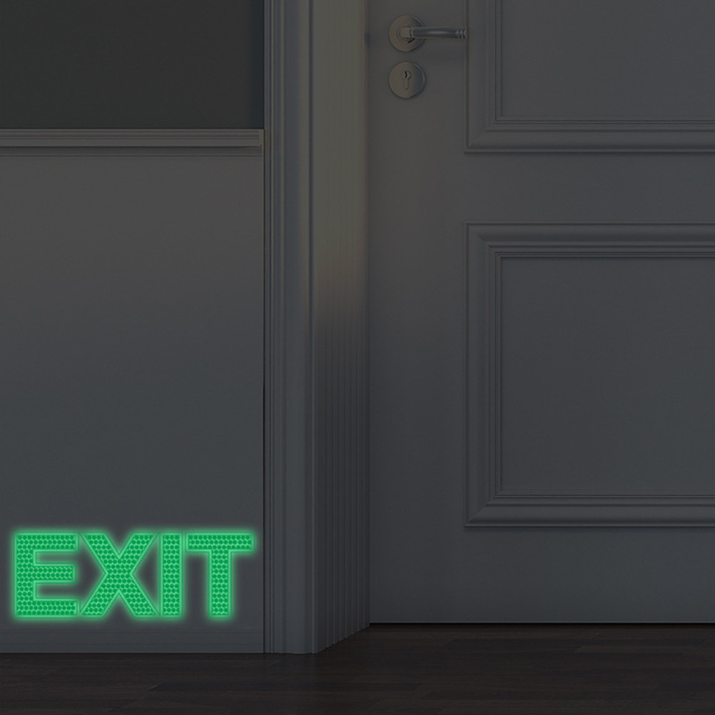 Luminous Exit Wall Sticker Dec - Emergency Exit Sign 评论和价格