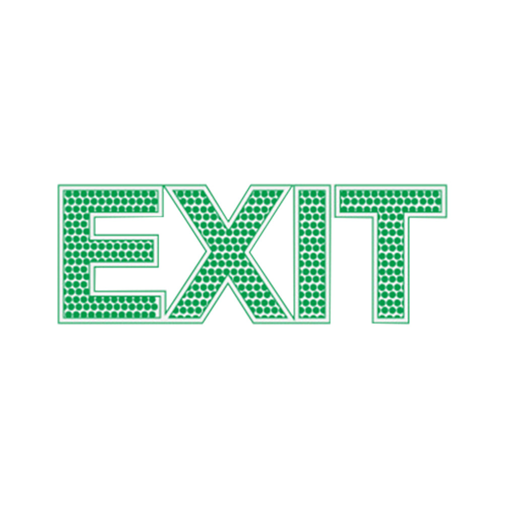 Luminous Exit Wall Sticker Dec - Emergency Exit Sign 评论和价格